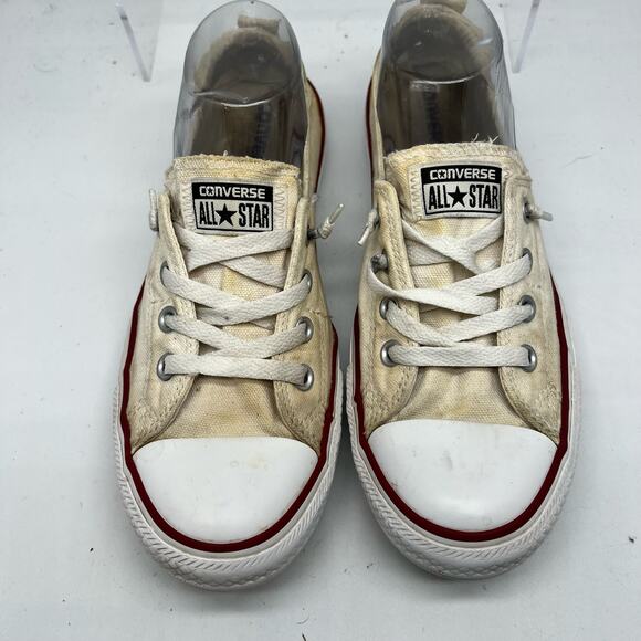 Converse Shoes Womens 10 Shoreline Chuck Low Off White Drop Heel - Picture 4 of 8
